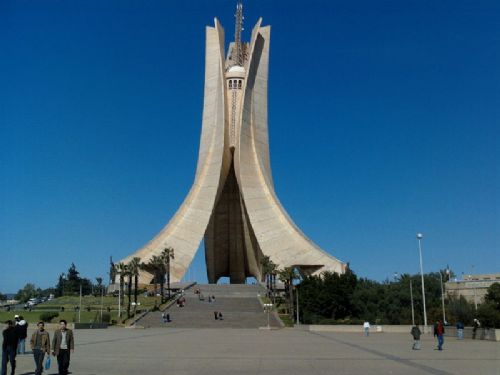 the Martyrs Monument in Algiers